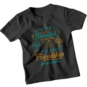 Camiseta Personalizada Niños Niñas Día de la Amistad Mejores Amigos Bestia A Juego #BFD - Imagen 1 de 34