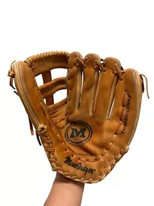 MacGregor Softball Glove MG55 Deep Grip Pocket Brown Rawhide Right Handed Throw - Picture 1 of 9
