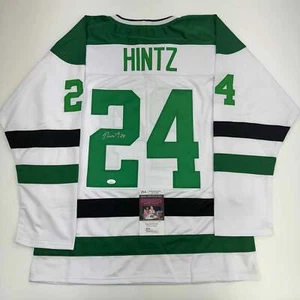 Autographed/Signed Roope Hintz Dallas White Hockey Jersey JSA COA - Picture 1 of 4