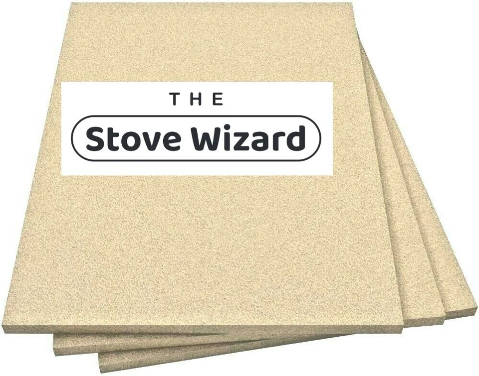 Vermiculite Firebrick Fire Board 25mm Heat Proof Brick Fireboard Various Sizes - Image 1 of 4