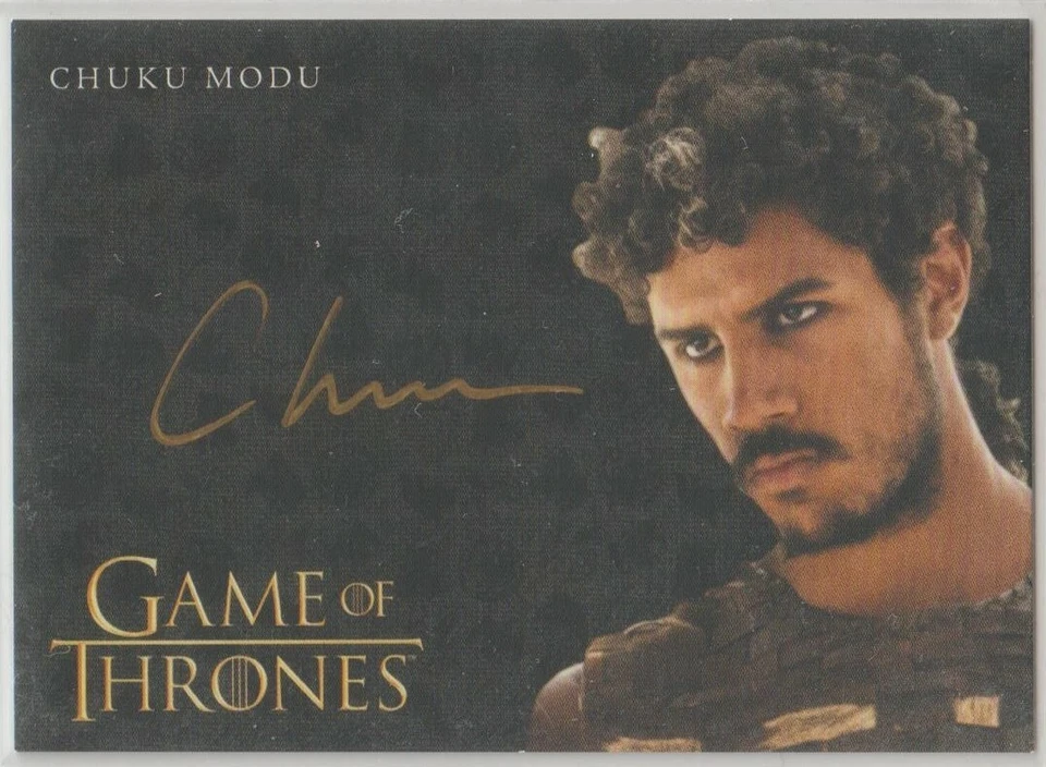 GAME OF THRONES SEASON 8 S8 AUTOGRAPH AUTO CARD CHUKU MODU SIGNED AGGO 3 - Image 1 of 1