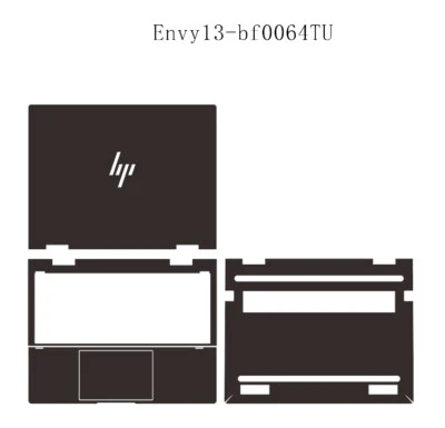 Carbon Sticker Skin Cover for HP Envy x360 2-in-1 Laptop 13-bf0xxx 13-bf0064TU - Image 1 of 4