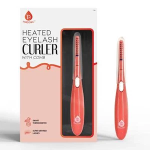 Heated Eyelash Curler With Comb, Provides Long Lasting Curl In Seconds - Picture 1 of 8