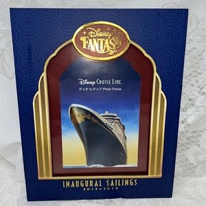 Disney Cruise Line DCL Fantasy 5" x 7" Fotorahmen Eröffnungssegeln 2012-2013 - Bild 1 von 3