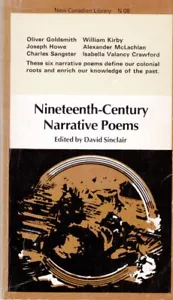 Nineteenth-Century Narrative Poems (New Canadian Library #08) ed. David Sinclair - Picture 1 of 1
