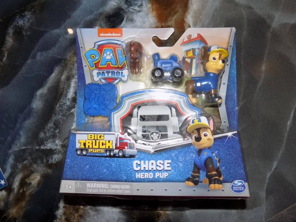 Nickelodeon Paw Patrol Chase Hero Pup Big Truck Pups Rescue Animal Goat Blue