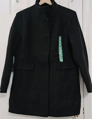 Chaqueta Vince Camuto Mujer Negra Manga Larga Bolsillos Talla XL NUEVA CON ETIQUETAS  Foto 1 de 4