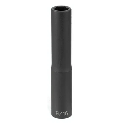 Grey Pneumatic 2018XD 1/2" Drive x 9/16" Extra-Deep Impact Socket, 6 Point - Image 1 of 4