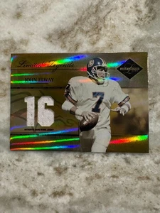 John Elway 2005 Leaf Limited Legends Game Used Jersey #15/16 Denver Broncos - Picture 1 of 3