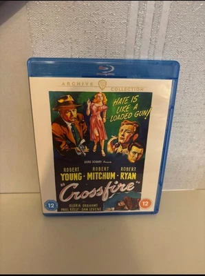 Crossfire Blu-ray (2024) Robert Ryan, Dmytryk  Warner Archives region Free - Image 1 of 2