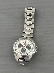 New Swiss Army Mens Wrist Watch Silver 6890A - Picture 1 of 11
