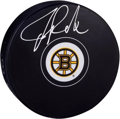 Disco de hockey autografiado Tuukka Rask Boston Bruins Foto 1 de 2