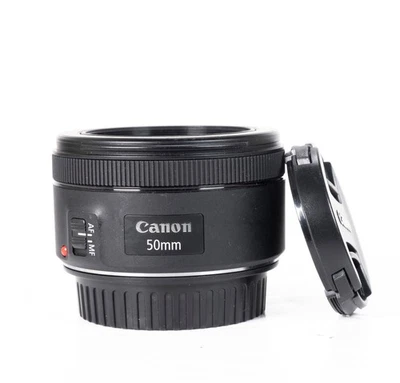 Canon EF 50mm F/1.8 STM Auto Focus Lens for Canon Cameras - Image 1 of 4