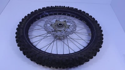 KTM 505 XCF 2008 21" cubo de rueda delantera disco conjunto completo recto verdadero Foto 1 de 4