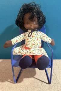 Muñeca Billie 1978 de colección 8" Fisher Price negra afroamericana niña juguete suave usada en excelente estado - Imagen 1 de 7