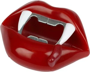 Halloween Vampire Fangs Bottle Opener - Goth Dracula Teeth Costume, Bar Supplies - Picture 1 of 2