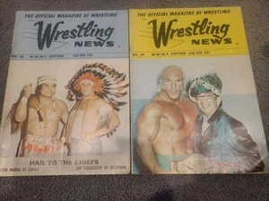WRESTLING NEWS 1977 No. 45 & 46 W.W.W.F. WWWF Edition Superstar Billy Graham NWA - Picture 1 of 7