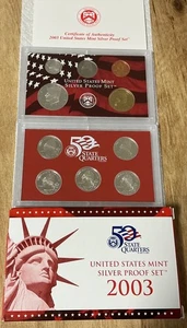 2003 S Proof Coin Set w/ COA and OGP - Picture 1 of 3