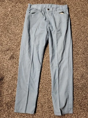 Vintage 1980’s Levis Slacks, Mens Blue USA STA-PREST Disco 32 Waist  - Image 1 of 4