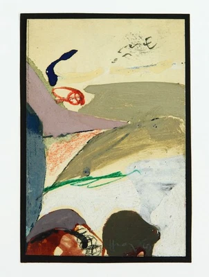 Informel-Miniatur, 1960. Mischtechnik Bertold HAAG (1912-1981 D) handsigniert - Bild 1 von 3