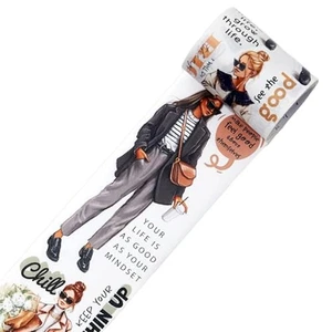 Cinta adhesiva Washi ancha de Chic Attitude, rollo individual, diseños originales, 3020 - Imagen 1 de 9