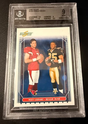 2006 Score - #328 Matt Leinart & Reggie Bush RC - BGS 9 - Image 1 of 2