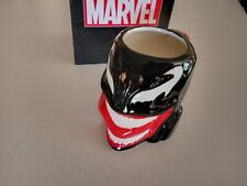 Marvel Comics Venom Spider-Man Molded Coffee Mug 2015 16oz NIB - Black & Red
