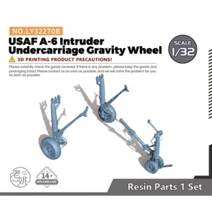 Yao's 1/32 Model Upgrade Parts USAF A-6 Intruder Undercarriage Gravity Wheel - Picture 1 of 3