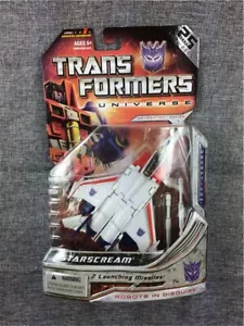 TRANSFORMERS STARSCREAM G1 D LEVEL UNIVERSE GENERATION 1 SERIES 25 YEARS NEW - Picture 1 of 8