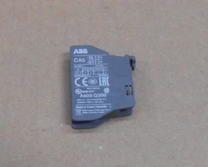 NEW ABB 1SBN010010R1010 CA5-10 AUXILIARY CONTACT BLOCK 1 N.O. (4 AVAILABLE) - Picture 1 of 3