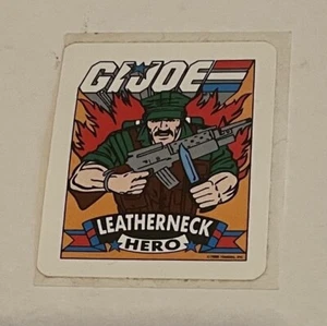 1986 Hasbro/Milton Bradley GI Joe Action Stickers “Leatherneck” - Picture 1 of 1