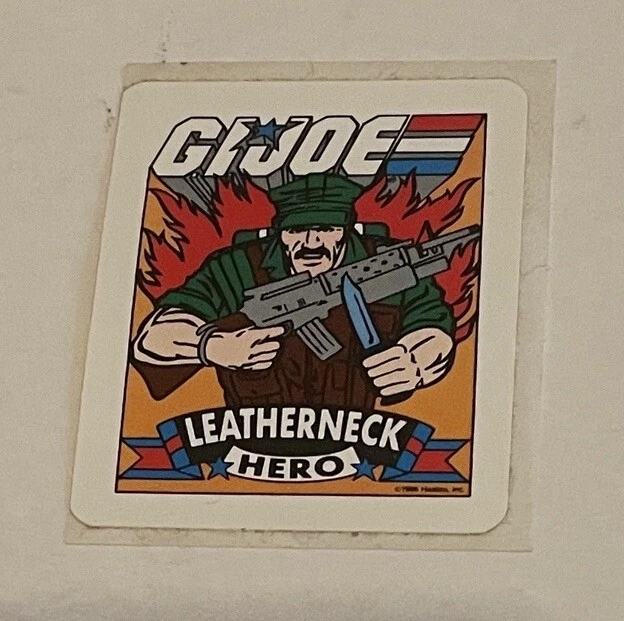 1986 Hasbro/Milton Bradley GI Joe Action Stickers “Leatherneck” - Image 1 of 1