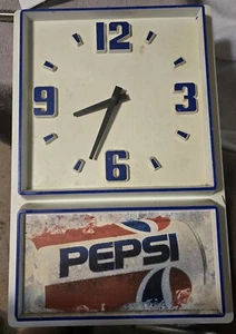 Vintage Pepsi Wall Clock 18x12x2 - Picture 1 of 2