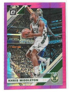 2019-20 Donruss Optic Hyper Pink #71 Khris Middleton