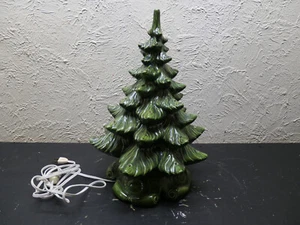 Vintage Atlantic Form Mid Century Modern Keramik 16" Weihnachtsbaum KEINE ZWIEBELN - Bild 1 von 12