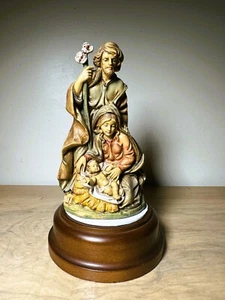 Nativity High Quality Sankyo Music Box by Fontanini Italy plays "SILENT NIGHT" - Picture 1 of 7