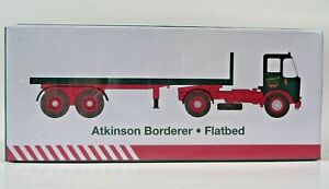 Atlas / Oxford 1.76 Scale Eddie Stobart Atkinson Borderer and Flatbed trailer