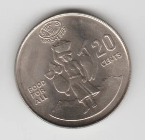 SOLOMON ISLANDS 20 CENTS 1995 FAO FOOD FOR ALL #MM83 - Imagen 1 de 2
