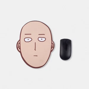 One Punch Man Saitama funny Mouse Pad - Fun Anime Mouse Mat, Non-Slip cartoon - Afbeelding 1 van 6