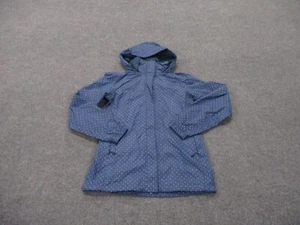 The North Face Jacket Adult S Blue 1/4 Zip Polka Dot Nylon Logo Outdoors Womens - Picture 1 of 10
