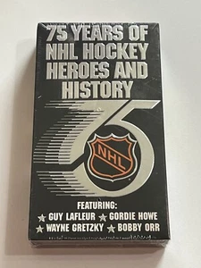 75 Years of NHL Hockey Heroes and History (1991) VHS Wayne Gretzky RARE NIS - Picture 1 of 6