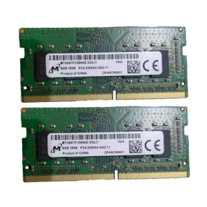 Micron 2x8GB 1RX8 DDR4-3200 PC4-3200MHz260pin Laptop SODIMM Memory RAM 1.2V _ - Picture 1 of 2