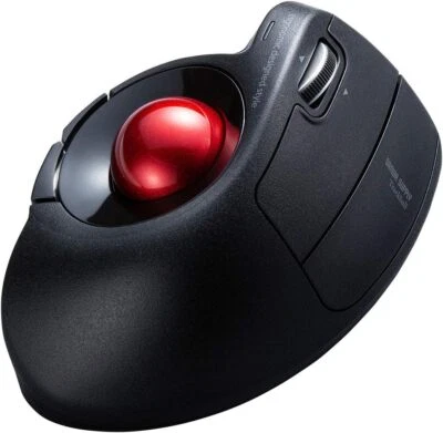 Sanwa Supply Wireless Ergo Trackball MA-WTB178BK - Image 1 of 4