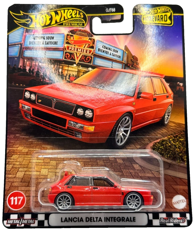 194735262731 Hot Wheels Premium Boulevard Lancia Delta Integrale #117 JBL18 Hot