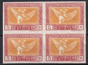 Spain 1930 Edifil 518s block of 4 Painting Goya MNH VF (III) - Picture 1 of 2