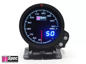 Genuino D1 Spec Distinct Racing Gauge III 60 mm esfera negra temperatura temperatura temperatura - Imagen 1 de 4