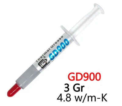 1 SERINGUE de 3G de Pâte thermique GD900 Haute Performance 4.8W / m-°C. - Photo 1/2