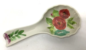 Pioneer Woman 8.5 inch Clara Floral Melamine Spoon Rest - Picture 1 of 7