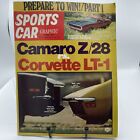 Sports Car Graphic 1970 Magazine June Vol 10 No. 6 LT1 vs Z28 Camaro Corvette