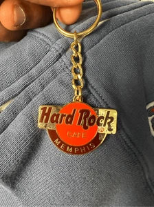 Vintage Hard Rock Cafe Memphis Key Chain - Picture 1 of 3